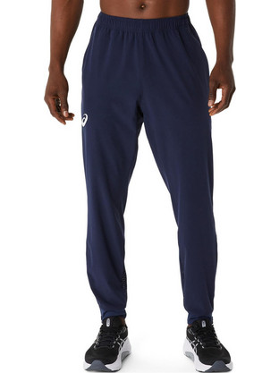 ASICS Ανδρικό Παντελόνι Φόρμας με Λάστιχο Navy Μπλε 2041A338-400