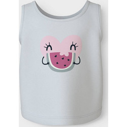 Name It Watermelon Παιδικό T-Shirt Αμάνικο Λευκό Ροζ 13241642
