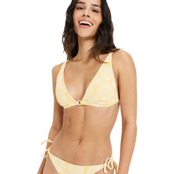Roxy Bikini Top Τριγωνάκι Floral Κίτρινο ERJX305461-YFL5