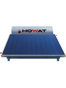 Howat Low Profile Ηλιακός Θερμοσίφωνας 120lt 2m² Glass Τριπλής Ενέργειας Χαμηλού Ύψους Οριζόντιος