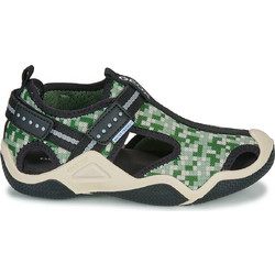 Geox Wader Παιδικά Παπουτσοπέδιλα για Αγόρι Ανατομικά Πράσινο Mint Μπεζ Μαύρα J1530A0002AC3005