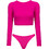 Rock Club Bikini Set Φούξια BP-5013