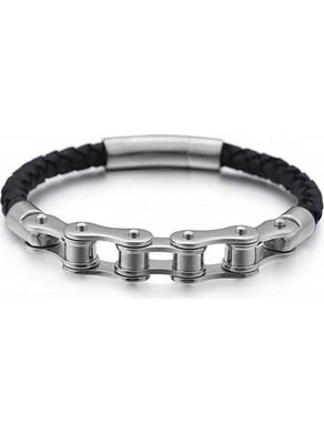 Lee Cooper Ανδρικό Βραχιόλι Χειροπέδα από Ατσάλι LCJB01097.631