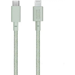 Native Union Belt Braided USB-C to Lightning Cable 1.2m Mint Green 4895200442141