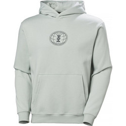 Helly Hansen Cotton Fleece Hoodie Ανδρικό Αθλητικό Φούτερ με Κουκούλα Γκρι 54158-462