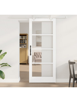 vidaXL Πόρτα Εσωτερική Συρόμενη Ξύλινη 83x202cm 3332222