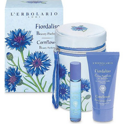 L'Erbolario Fiordaliso Beauty Pochette Parfum Roll-On 15ml + Body Cream 75ml + Νεσεσέρ