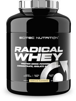 Scitec Nutrition Radical Whey Vanilla Πρωτεΐνη Ορού Γάλακτος Χωρίς Γλουτένη 2kg