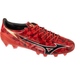 Mizuno Alpha II Elite FG P1GA256260 Ποδοσφαιρικά Παπούτσια με Τάπες Κόκκινα