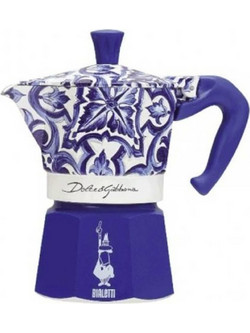 Bialetti Moka D&G Μπρίκι Espresso 6Cups Μπλε