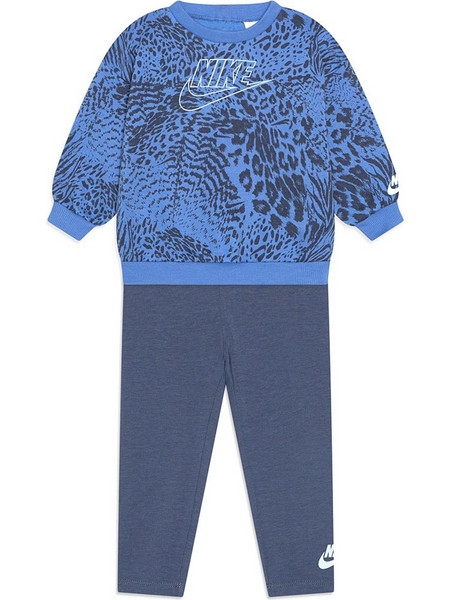 Nike Παιδικό Σετ Φόρμας Γαλάζιο Μπλε 36L408-U6B