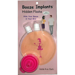 Booze Implants Hidden Flask Αστείο Sexy Μπουκάλι