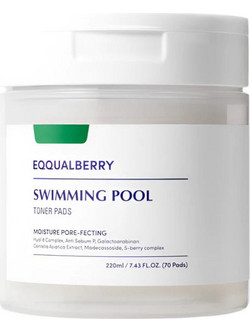 Eqqualberry Swimming Pool Toner Επιθέματα Απολέπισης 70τμχ