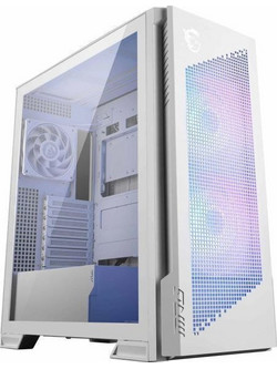 MSI MPG Velox 300R Airflow PZ White Gaming Midi Tower Κουτί Υπολογιστή RGB με Πλαϊνό Παράθυρο