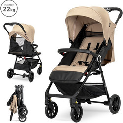 Lorelli Noir Καρότσι Μωρού Μπαστούνι Beige
