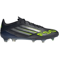 Adidas F50 Elite FG JH7616 Ποδοσφαιρικά Παπούτσια με Τάπες Μαύρα Lime
