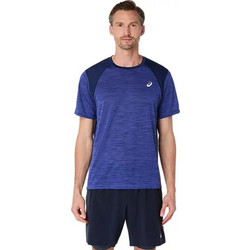 ASICS Road Ανδρικό Αθλητικό T-Shirt Μπλε 2011C992-401