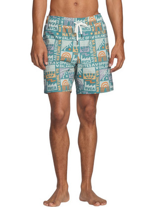RVCA Ανδρικό Μαγιό Σορτς με Σχέδια Βεραμάν AVYBS00293-VNY