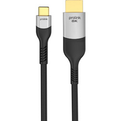ProLink Καλώδιο DisplayPort to USB-C Male 1.8m Black PF308K8-0180