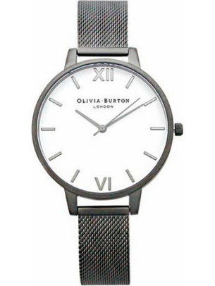 Olivia Burton Γυναικείο Ρολόι με Ασημί Μεταλλικό Μπρασελέ OB16BDW06