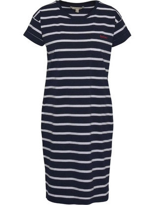 Barbour Mini Καλοκαιρινό Καθημερινό Φόρεμα Navy Μπλε LDR0912-NY74