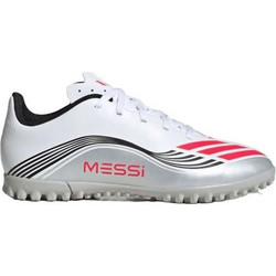 Adidas F50 Messi Club TF JP7453 Παιδικά Ποδοσφαιρικά Παπούτσια με Σχάρα Λευκά