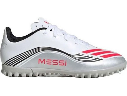 Adidas F50 Messi Club TF JP7453 Παιδικά Ποδοσφαιρικά Παπούτσια με Σχάρα Λευκά