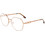 Victoria Beckham VB2129 17207 Γυναικείος Σκελετός Γυαλιών Οράσεως Μεταλλικός Χρυσός