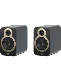 Q Acoustics 3020c Ζεύγος Ηχείων Hi-Fi Ραφιού 90W 2 Δρόμων Black