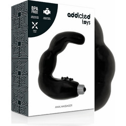 Addicted Toys Πρωκτικός Δονητής Ασύρματος για Μασάζ Προστάτη 11cm Μαύρος D-220160