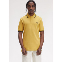 Fred Perry Ανδρική Μπλούζα Polo Κοντομάνικη Κίτρινη M3600-Y62