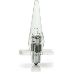 CalExotics Mini Vibro Tease Πρωκτική Σφήνα Ασύρματη με Δόνηση Διαφανής