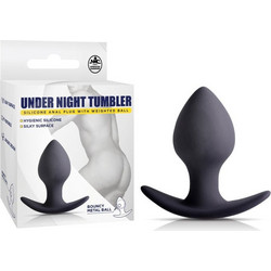 NMC Under Night Tumbler with Weighted Ball II Πρωκτική Σφήνα 6.9cm Μαύρη