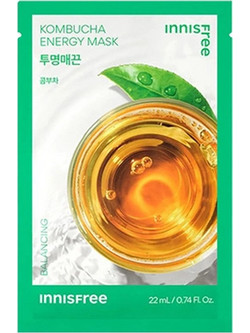 Innisfree Kombucha Energy Sheet Μάσκα Προσώπου 22ml