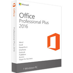 Microsoft Office Professional Plus 2016 Ελληνικά Συμβατό με Windows για 1 Χρήστη (Ηλεκτρονική Άδεια)