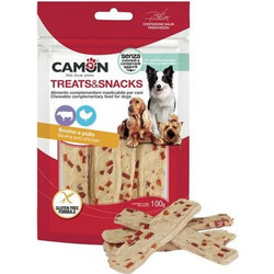 Camon Rawhide Stripes with Chicken 100gr