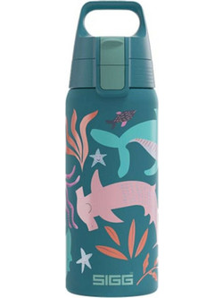 Sigg Blue World Παιδικό Παγούρι Θερμός Ανοξείδωτο Πετρόλ 500ml