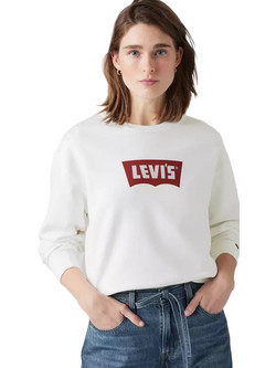 Levi's Γυναικείο Φούτερ Άσπρο 000RM-0000