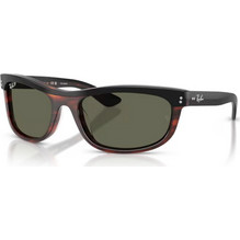 Ray-Ban RB2489 144058 Ανδρικά Γυαλιά Ηλίου Μάσκα Κοκάλινα Ταρταρούγα με Πράσινο Φακό