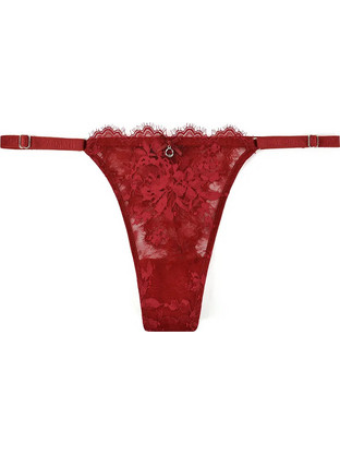 Emporio Armani Γυναικείο Sexy String με Δαντέλα Κόκκινο EW000396AF15359-U5075