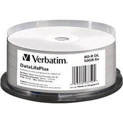 Verbatim 43750 Εγγράψιμα BD-R 6x Dual Layer 50GB Cake Box 25τμχ