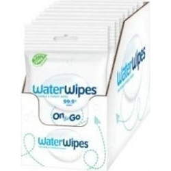 WaterWipes On The Go Μωρομάντηλα με Νερό Χωρίς Parabens 10x10τμχ