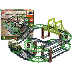 ToyMarkt Αυτοκινητόδρομος Στρατιωτικός με Γέφυρα Μπαταρίας 88886