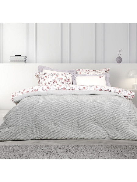Nima Κουβερτοπάπλωμα King Size 240x260 Velva Light Grey