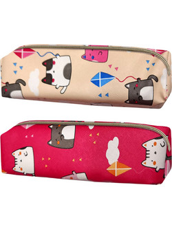 Justnote Cats Κασετίνα Βαρελάκι Πολύχρωμη 50-3442