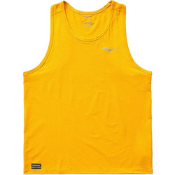 Saucony Stopwatch Singlet Ανδρικό Αθλητικό T-Shirt Κίτρινο SAM800375-GLH