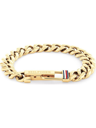 Tommy Hilfiger Ανδρικό Βραχιόλι Αλυσίδα από Ατσάλι Επιχρυσωμένο 2790665