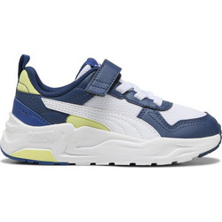 Puma Trinity 2 Παιδικά Sneakers Μπλε Λευκά Lime 403704-05