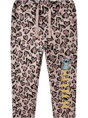 Name It Lilo & Stitch Παιδικό Παντελόνι Φόρμας Καφέ 13244796