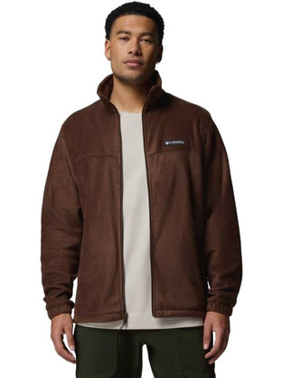 Columbia Ανδρική Ζακέτα Fleece με Φερμουάρ Καφέ WM3220-256